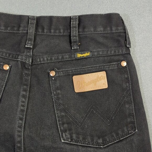 Wrangler VTG Jeans Men's 30x38 Fits 28x37 Black 936CHB Cowboy Cut Slim USA Made - Picture 1 of 10